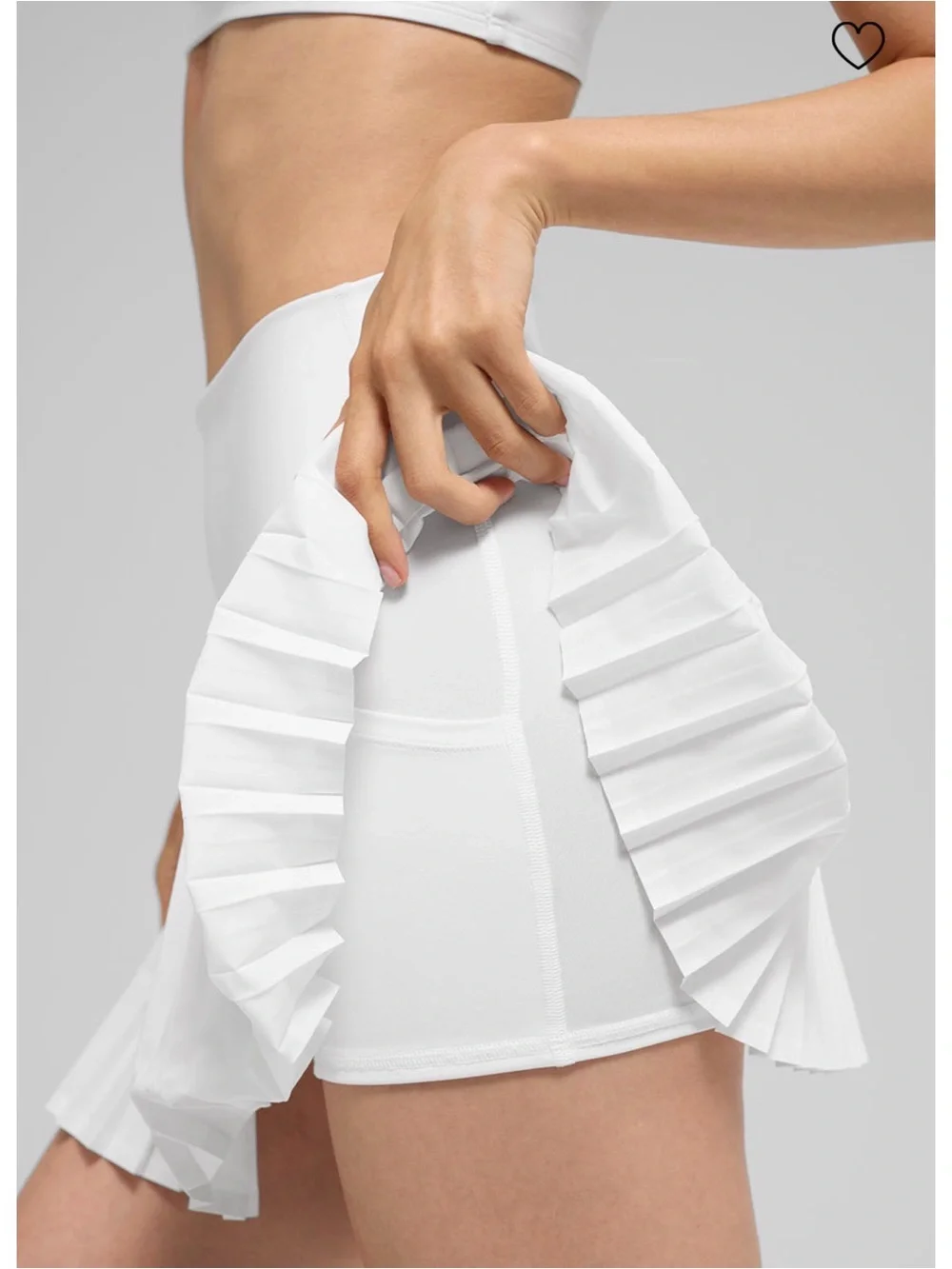 Alo Grand Slam Pleated Tennis Skirt